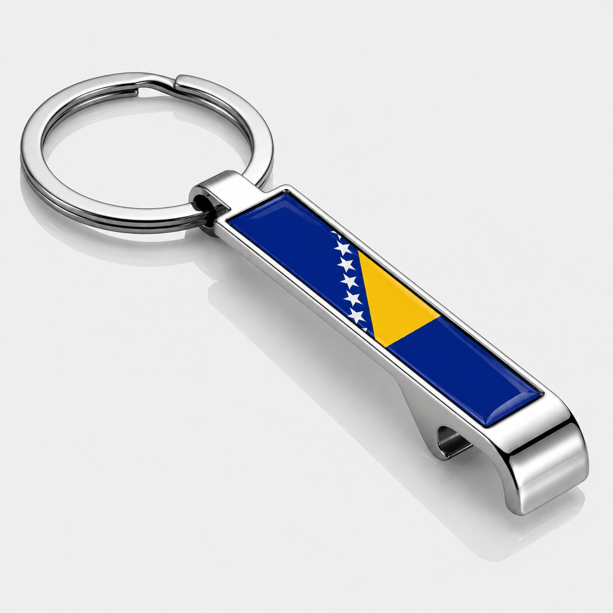 Metall-Flaschenöffner mit Landesflagge Kosovo – WM Sonderedition