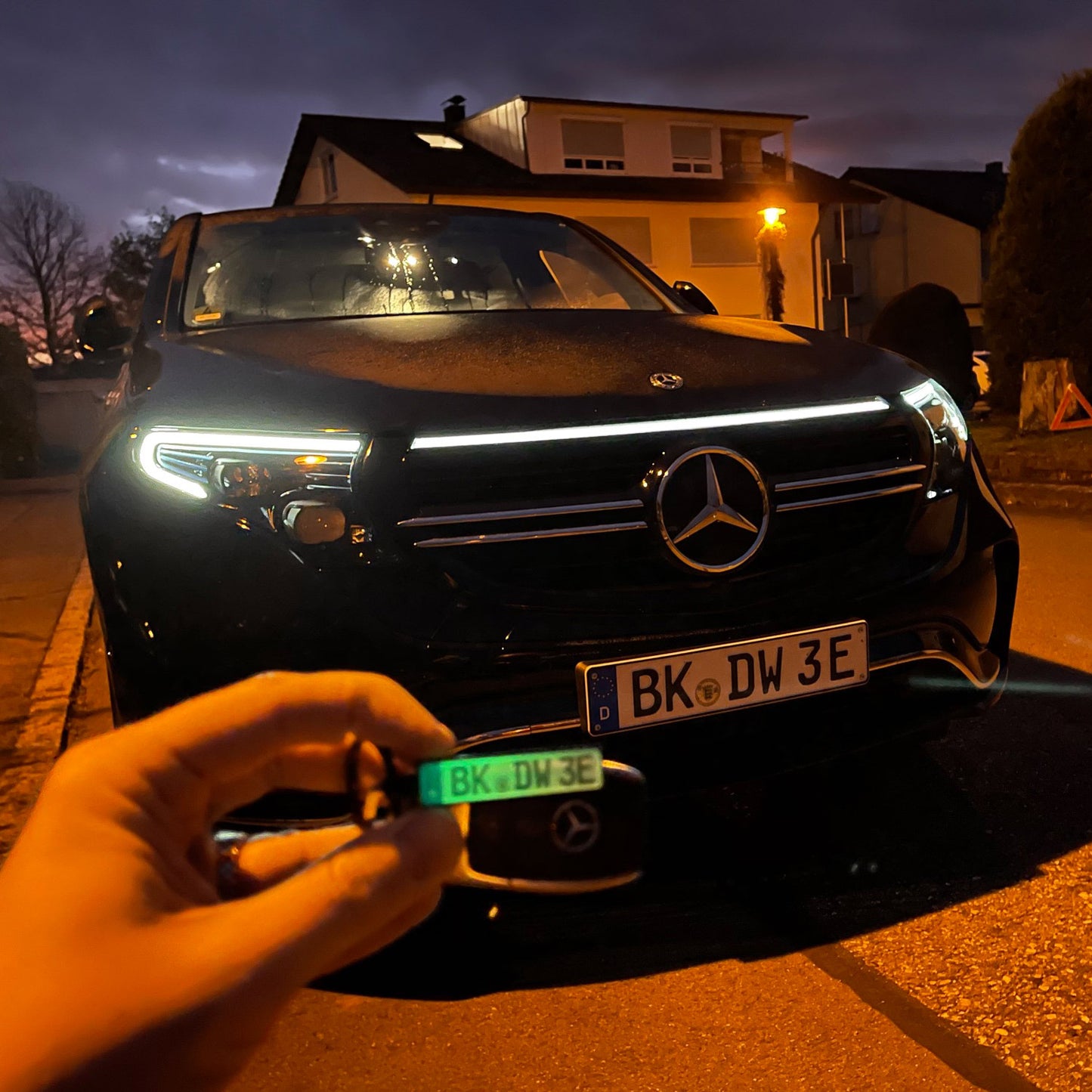 Kennzeichen Schlüsselanhänger Mini Nummernschild Metall