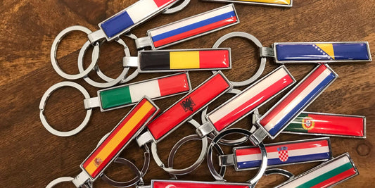 Unsere WM-Edition Kennzeichen Schlüsselanhänger im Shop