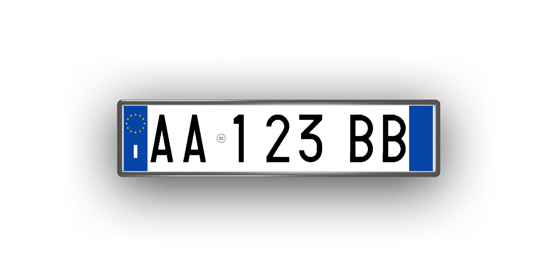 Italien – Kühlschrankmagnet mit personalisiertem Kennzeichen