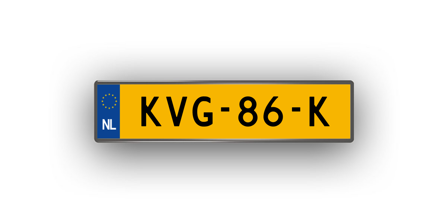 Niederlande – Kühlschrankmagnet mit personalisiertem Kennzeichen