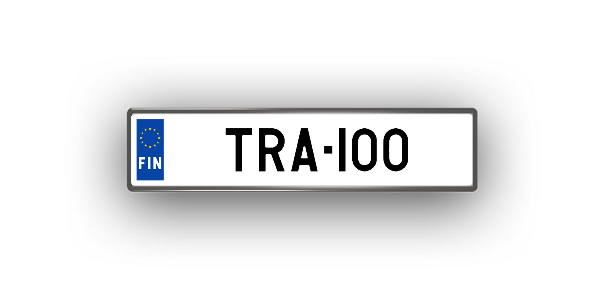 Finnland – Kühlschrankmagnet mit personalisiertem Kennzeichen