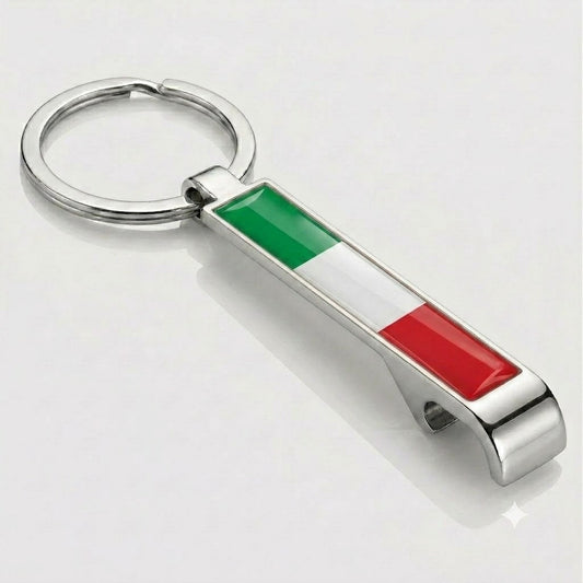 Metall-Flaschenöffner mit Landesflagge Italien – WM Sonderedition