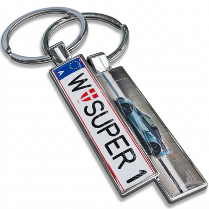 Österreich Kennzeichen Schlüsselanhänger Mini Nummernschild Metall